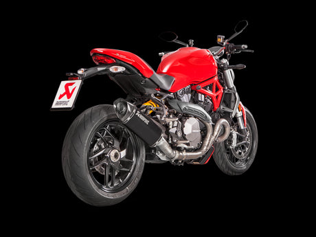 Akrapovic S-D12SO8-RTBL Terminale scarico Silenziatore non omologato nero DUCATI MONSTER 821 17-20