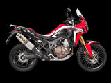 Akrapovic S-H10SO16-WT Terminale scarico Silenziatore non omologato fodero in titanio HONDA CRF1000L Africa Twin 16-19