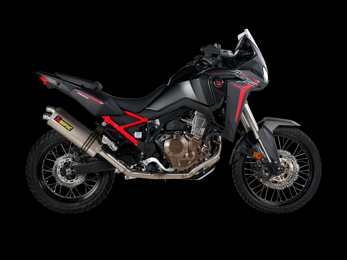 Akrapovic S-H11SO2-HGJT Terminale scarico silenziatoreSlip-on omologato HONDA CRF1100L Africa Twin 20-24