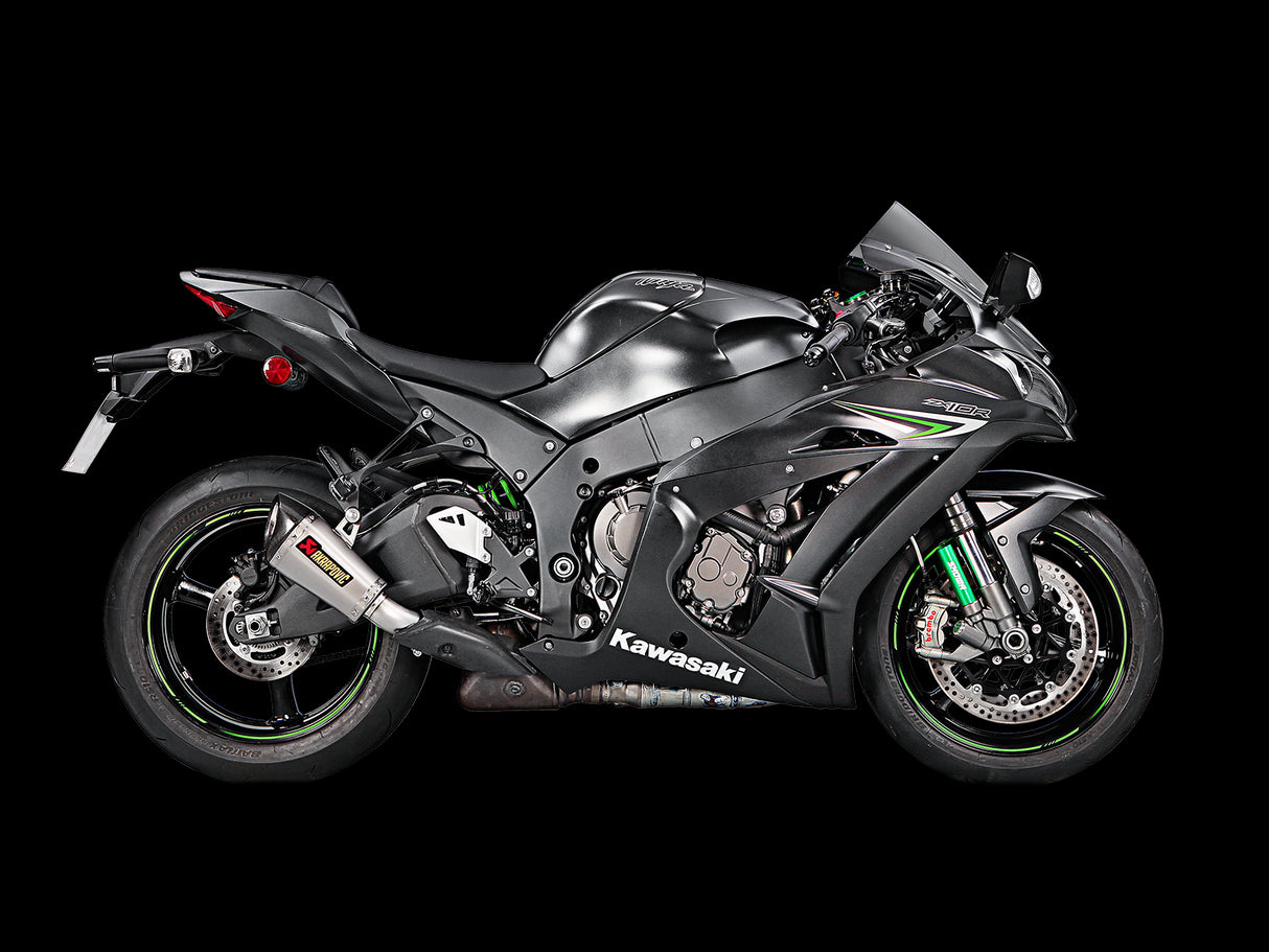 Akrapovic S-K10SO17-ASZ Terminale scarico Silenziatore non omologato fodero in titanio KAWASAKI ZX-10 R 16-20