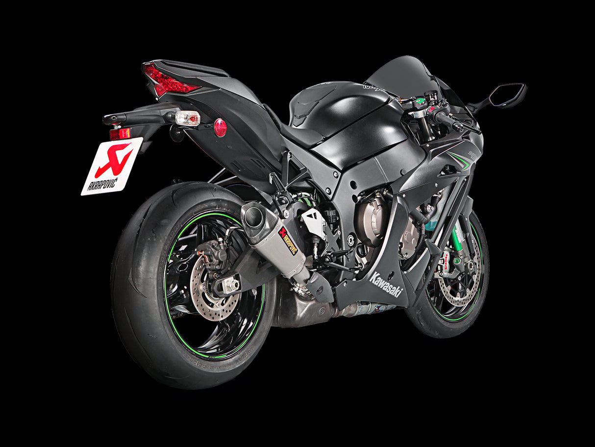 Akrapovic S-K10SO17-ASZ Terminale scarico Silenziatore non omologato fodero in titanio KAWASAKI ZX-10 R 16-20