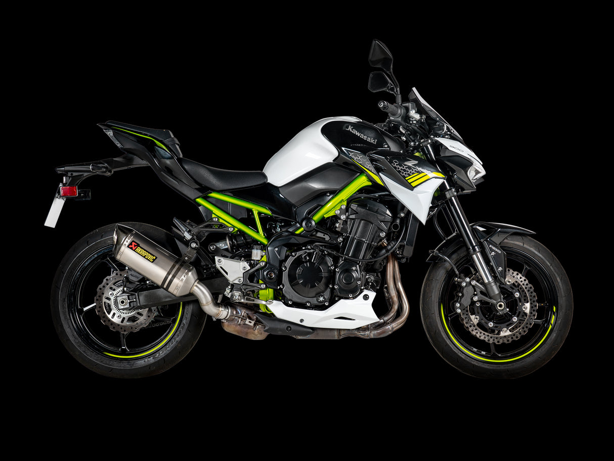 Akrapovic S-K9SO10-HZT Terminale scarico Silenziatore fodero titanio fondello in carbonio Omologato Euro 4 KAWASAKI Z 900 17-19