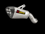 Akrapovic S-K9SO10-HZT Terminale scarico Silenziatore fodero titanio fondello in carbonio Omologato Euro 4 KAWASAKI Z 900 17-19