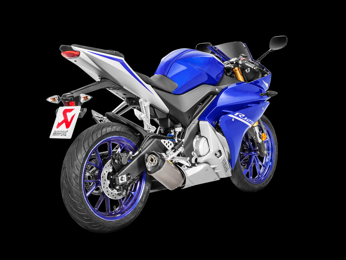 Akrapovic S-Y125R4-HRT Scarico Completo in inox omologato YAMAHA MT 125 14-19