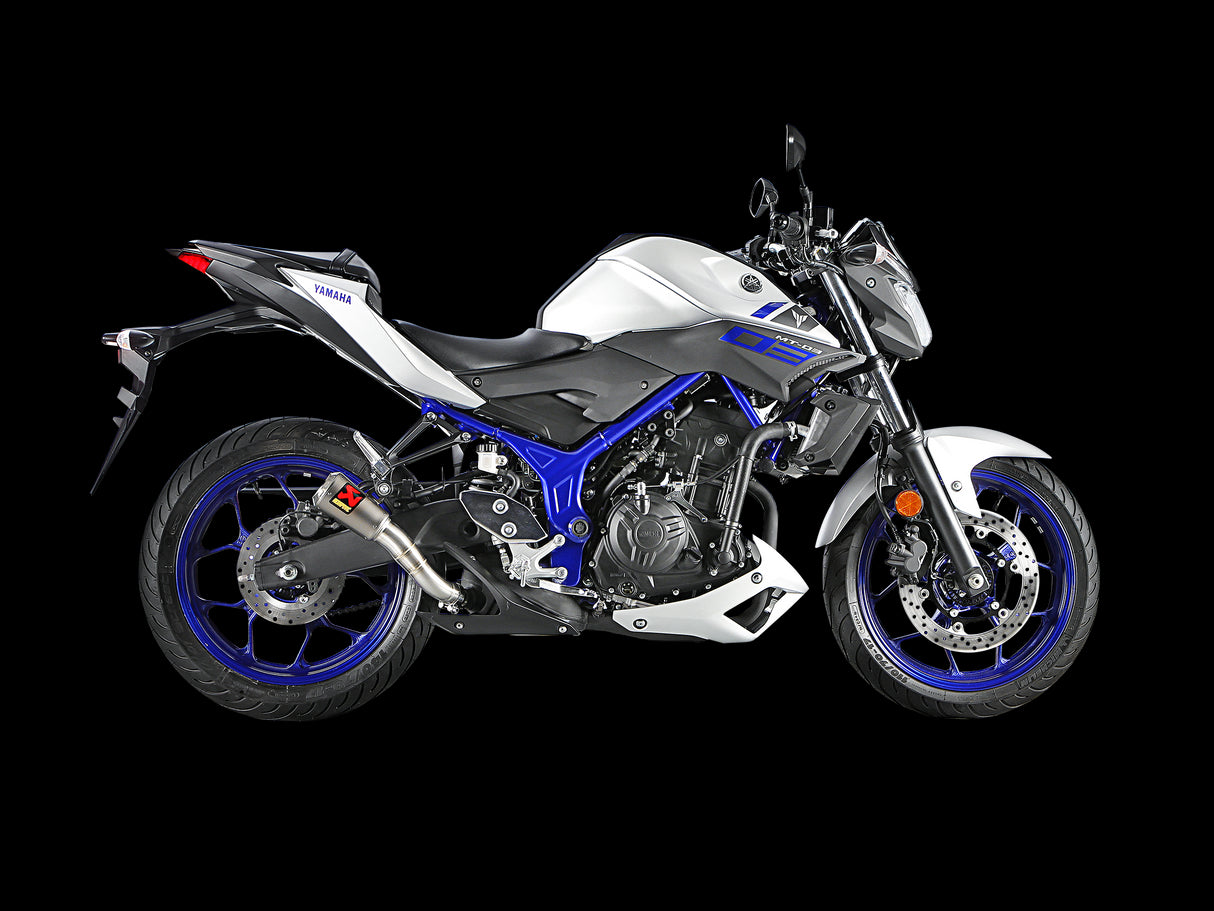 Akrapovic S-Y2SO11-AHCSS Terminale scarico Silenziatore non omologato in inox forma tromboncino YAMAHA YZF-R 25 / YZF-R3 YZF-R25 14-20 YZF-R3 15-21