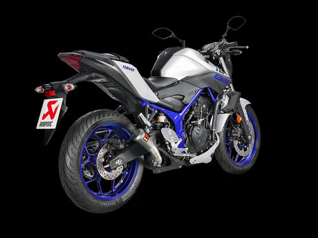 Akrapovic S-Y2SO11-AHCSS Terminale scarico Silenziatore non omologato in inox forma tromboncino YAMAHA YZF-R 25 / YZF-R3 YZF-R25 14-20 YZF-R3 15-21