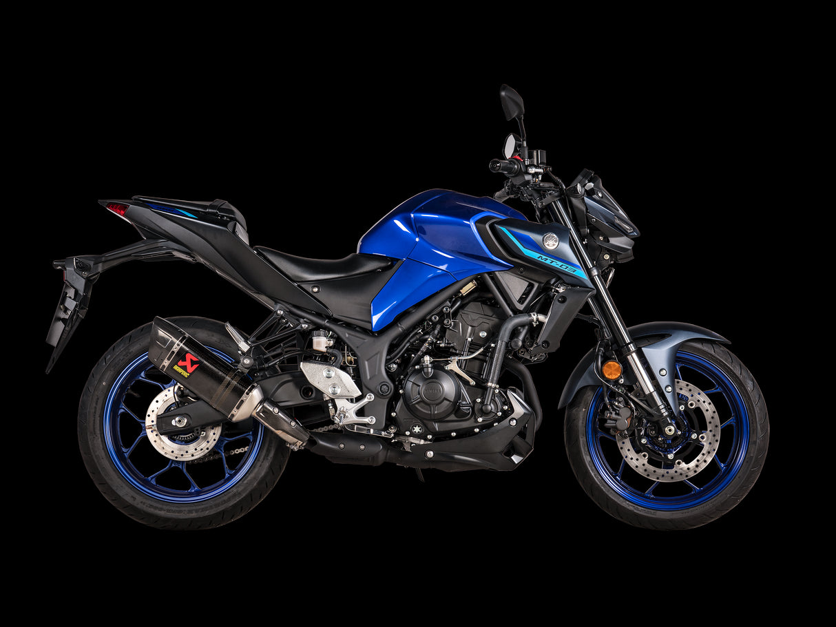 Akrapovic S-Y3SO5-HAPC Terminale scarico silenziatoreSlip-on omologato YAMAHA YZF-R 25 / YZF-R3 YZF R-3 / 22-24