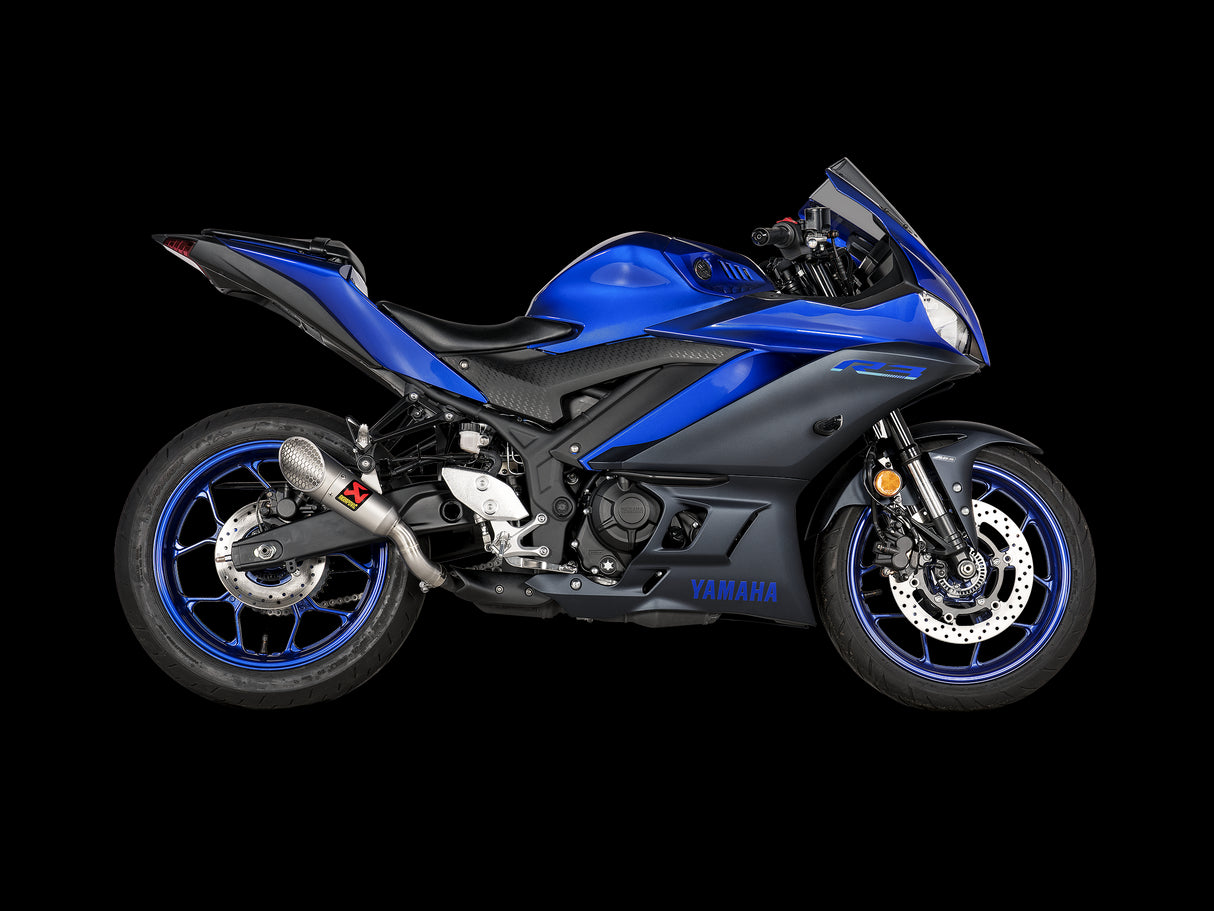 Akrapovic S-Y3SO6-IVOSS Terminale scarico silenziatoreSlip-on non omologato YAMAHA YZF-R 25 / YZF-R3 YZF R-3 / 22-24