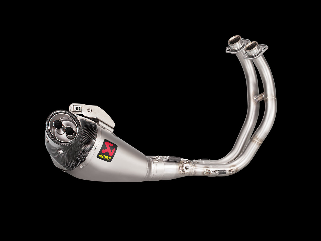 Akrapovic S-Y7R2-AFC Scarico Completo in inox non omologato fodero carbonio fondello carbonio YAMAHA TRACER 7 / GT 20-23