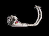 Akrapovic S-Y7R2-AFC Scarico Completo in inox non omologato fodero carbonio fondello carbonio YAMAHA TRACER 7 / GT 20-23