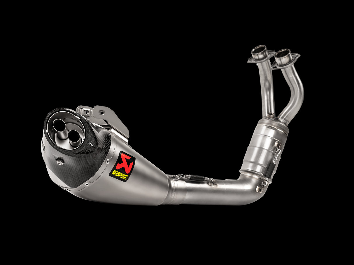 Akrapovic S-Y7R5-HEGEH Scarico Completo in inox omologato collettori inox silenziatore titanio YAMAHA TRACER 700 16-19