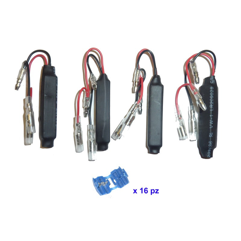 Bkr Kit 4 Widerstände für 10W LED-Anzeigen x 4 Stück