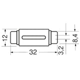 Conector hembra/conector RCA SCR313