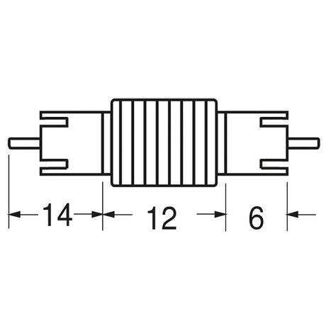 Giunto spina/spina RCA SCR314
