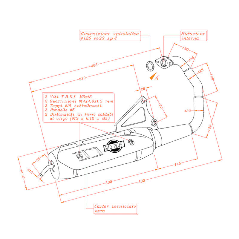 Sito Marmitta mbk Booster 50 04-12