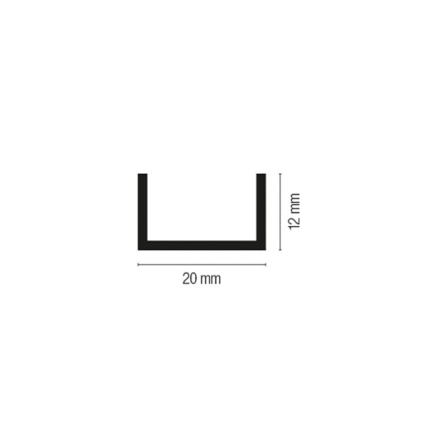 GES Adattatore Guida Inferiore GianoPlus in PVC 2,5 m