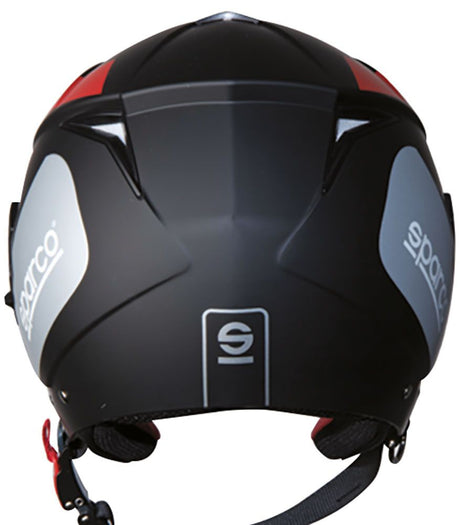Sparco Casco moto SP503 nero/rosso opaco taglia S