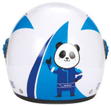 Sparco Casco moto bimbo SP504 bianco/blu YS