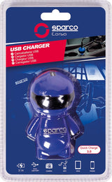 Sparco Caricabatterie USB 3.1A Quick Charger
