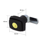 Serratura 1036 nera SRT1036NP