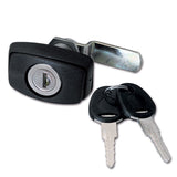 Cerradura negra 1046 con cilindro y llave SRT1046N