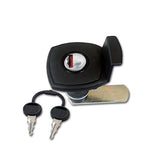 Cerradura negra 1048 con par de llaves SRT1048N