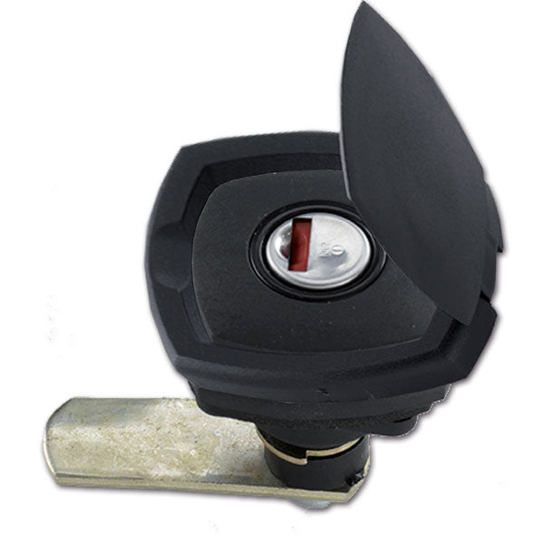 Serratura 1049 nera con coppia chavi SRT1049N