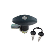 Serratura 1051 nera con cilindretto e chiave SRT1051N
