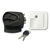 Serratura 1059 Completa per Porte Motorcaravan  Bianca RAL 9010 8032793935261