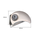 Cerradura Moon Flap derecha con cilindro y llaves SRT1105