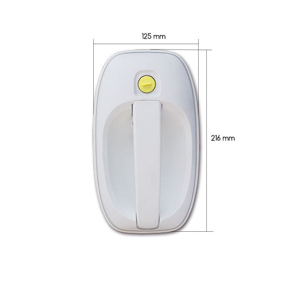 Maniglia 1122 esterna bianca SRT1122BP