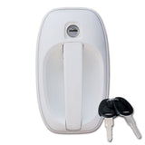 Maniglia 1122 esterna bianca con chiavi SRT1122PE
