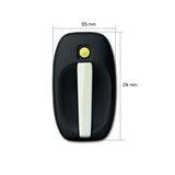 Manija exterior cromada negra 1122 SRT1122RP