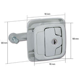 Serratura OPERA a compressione con chiavi SRT1140