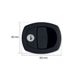 Komplettes schwarzes Nano-Schloss SRT1206