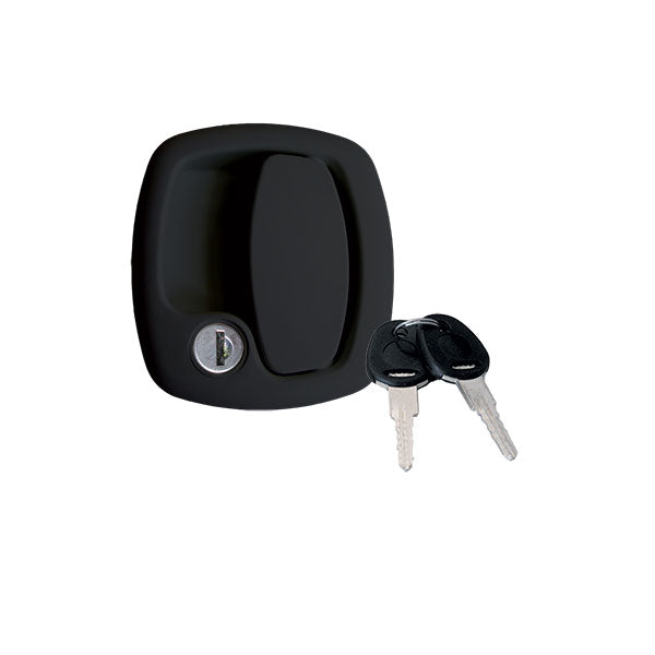 Tirador Exterior Zadi 1200 Negro Con Cilindro y Llaves Zadi