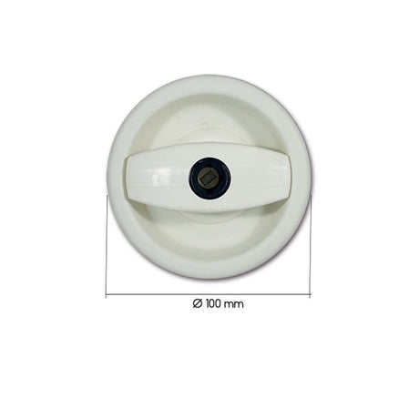 Maniglia esterna bianca per serratura Europa sinistra SRT1306BP