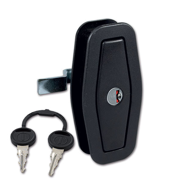 Black Salino lock with cylinder and keys SRT2207N
