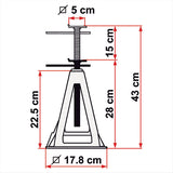Gatos de aluminio Fiamma 00680-01-