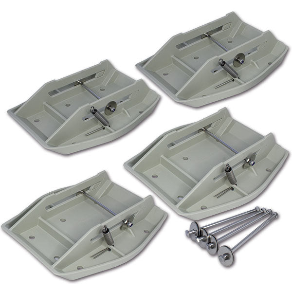 4 basi antisprofondamento XXL per piedini STA205