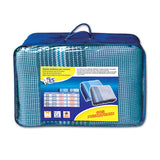 Tapete rayado estándar 300 gr azul 3 m con bolsa STM3013