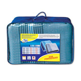 Tapete rayado estándar 300 gr azul 4 m con bolsa STM3014