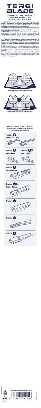 Cora Spazzola tergicristallo Tergiblade 600 mm