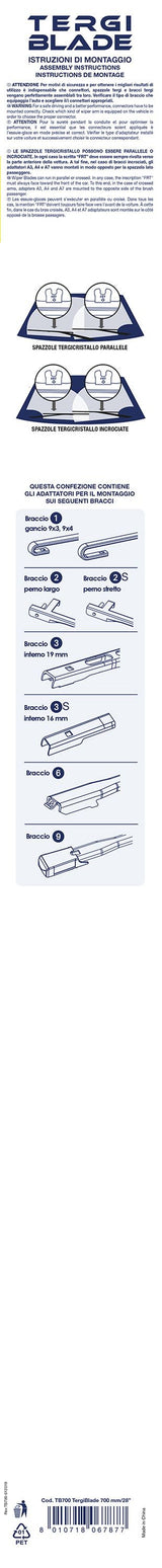 Cora Windshield Wiper Blade Tergiblade 700 mm