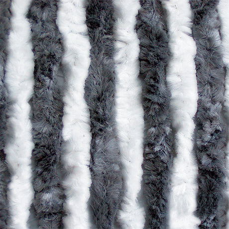 Tenda ciniglia bianco/grigio 56 x 200 cm TEN2103