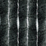 Anthrazitfarbener Chenille-Vorhang 56 x 200 cm TEN2106