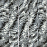 Cortina de chenilla para autocaravanas y caravanas, blanco/gris, 90 x 20 cm, TEN2110