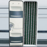 Tenda ciniglia grigio/verde 56 x 200 cm TEN2112