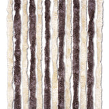 Tenda ciniglia beige/marrone 56 x 200 cm TEN2113