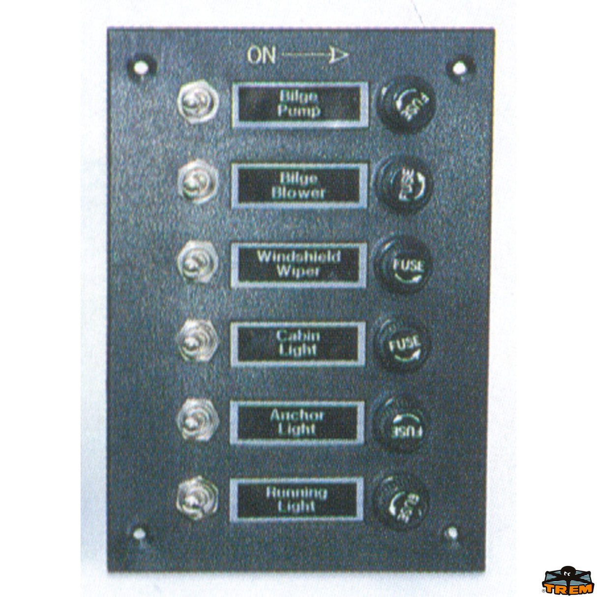 Panel de control Trem de 6 interruptores